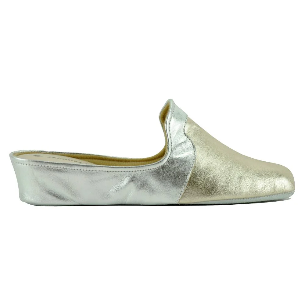 1018 Leather Wedge Slipper - Image 2