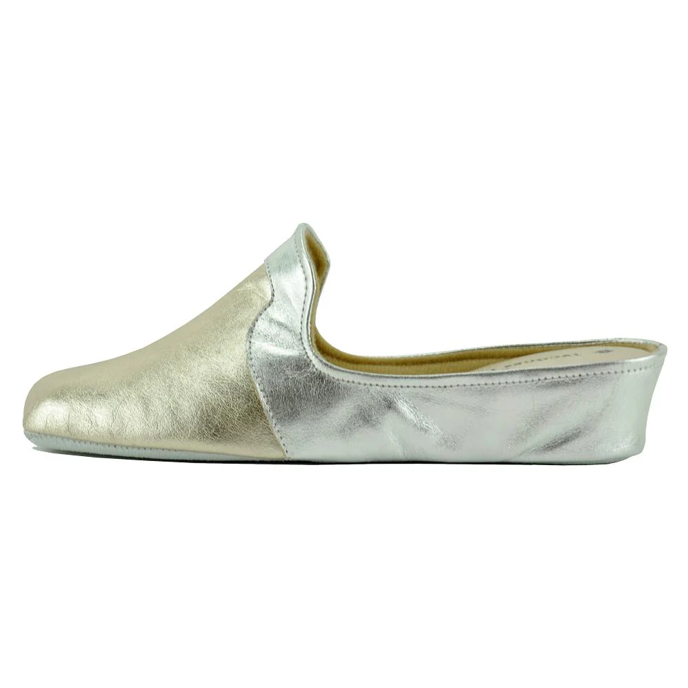 1018 Leather Wedge Slipper - Image 4