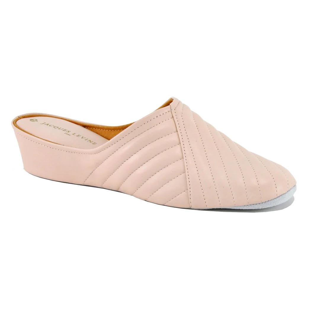 1221 Leather Wedge Slipper
