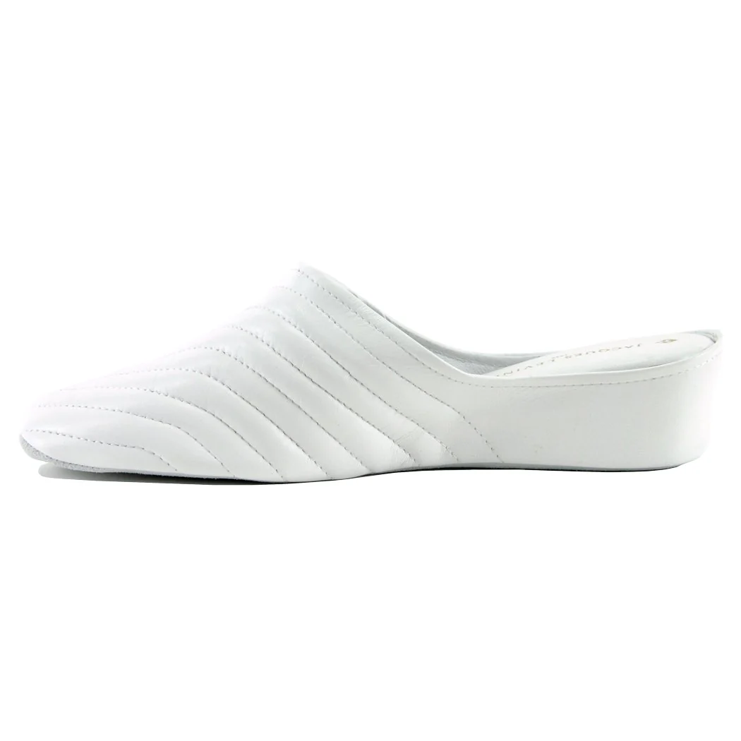 1221 Leather Wedge Slipper - Image 4