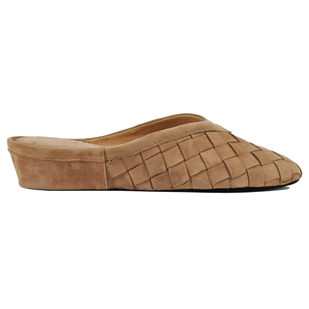 4640 Woven Suede Wedge Slipper - Image 2