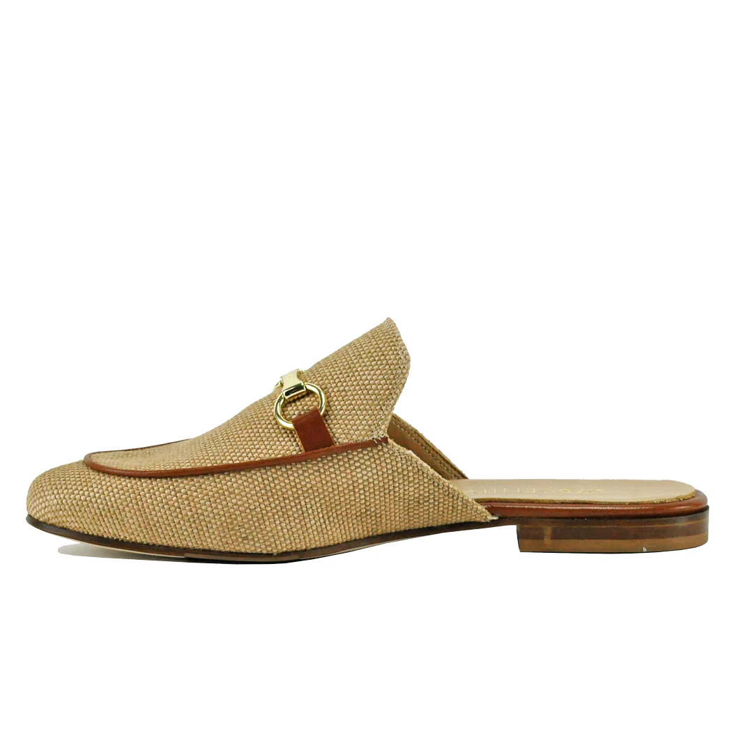 784 Linen Closed Mule - Image 4