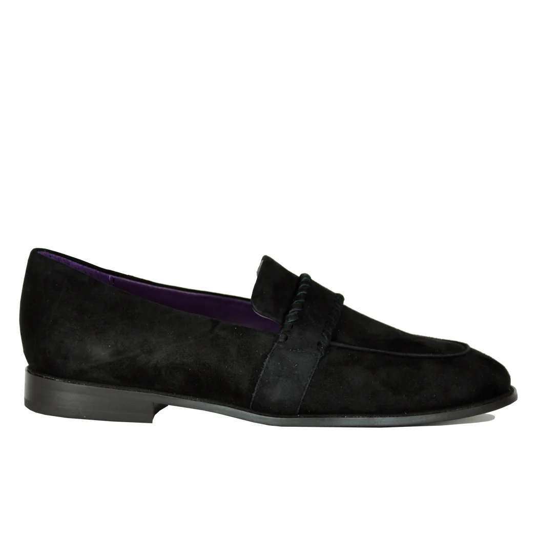 Abbra Suede Stich Closed Moc - Image 2