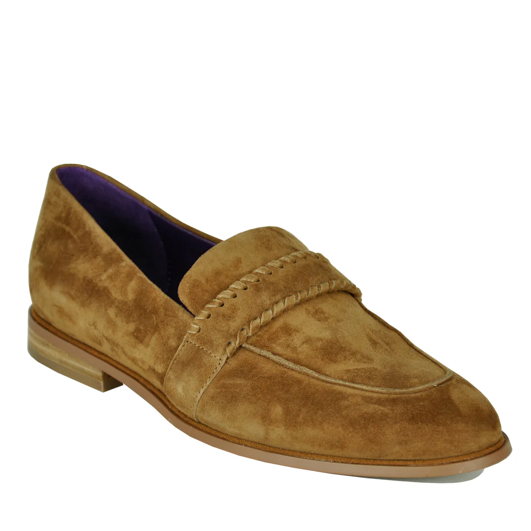 Abbra Suede Stich Closed Moc