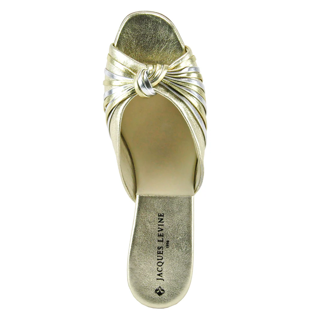 Abby Leather Open Toe Slipper - Image 3
