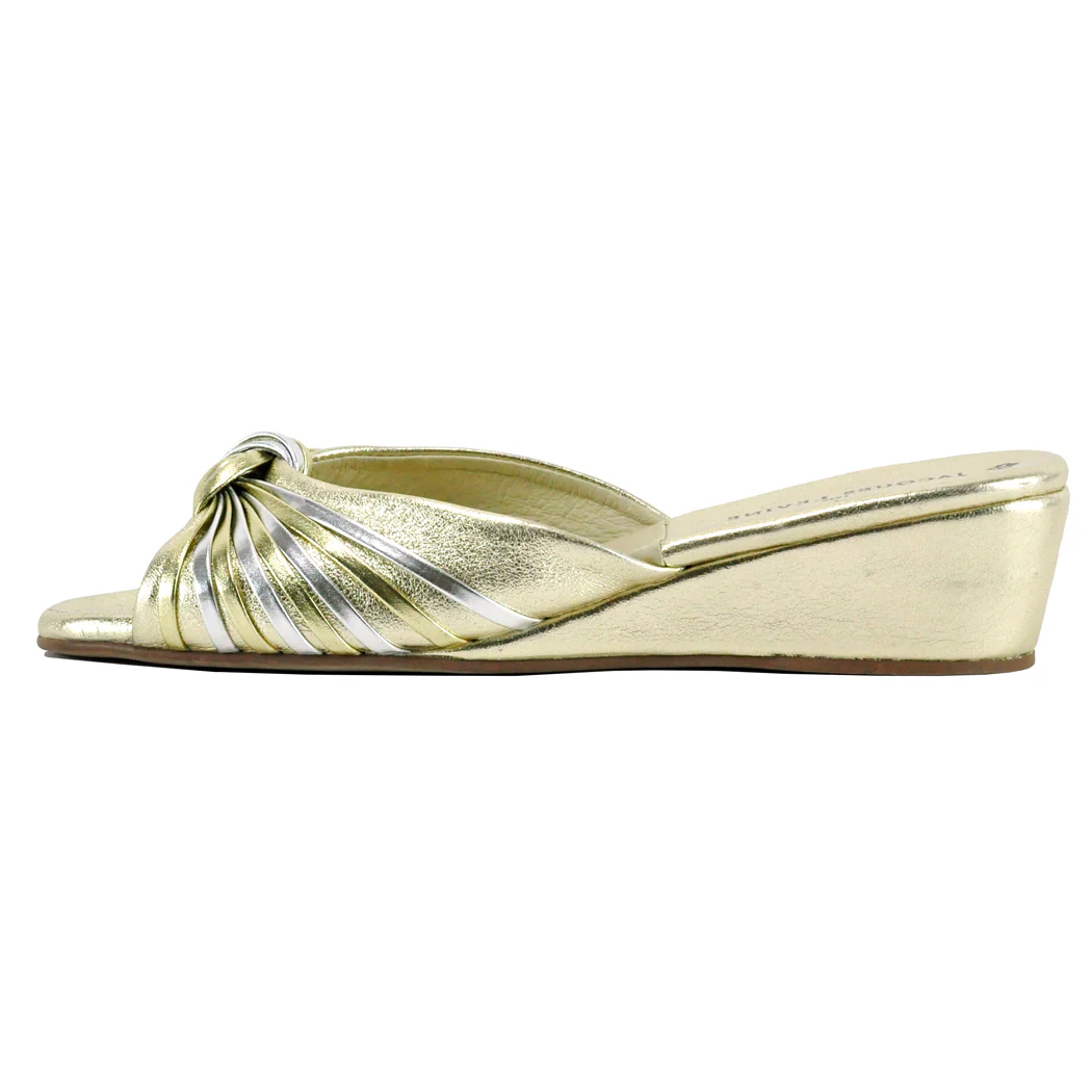 Abby Leather Open Toe Slipper - Image 4