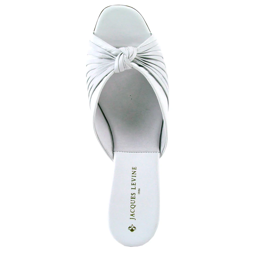 Abby Leather Open Toe Slipper - Image 3