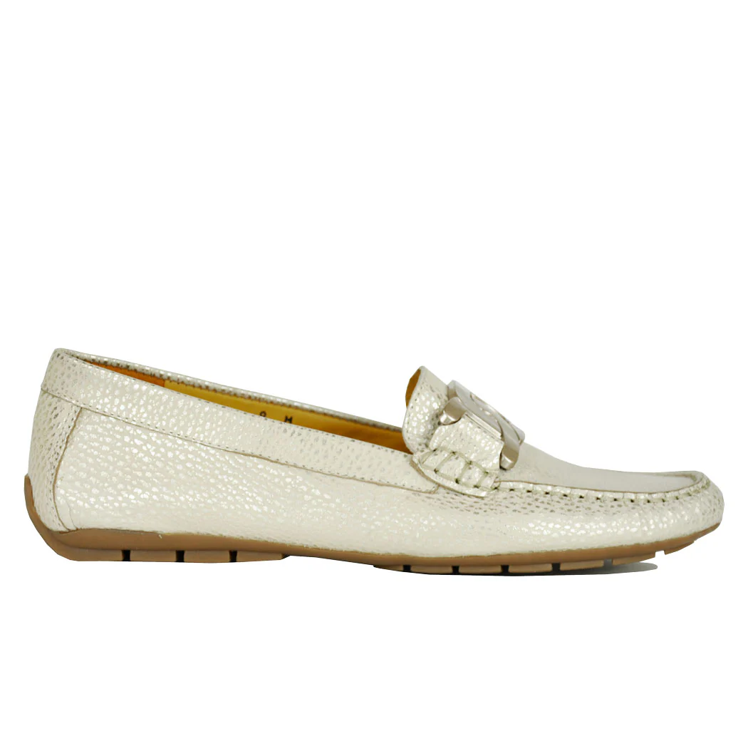 Aiker Metallic Closed Flat Moc - Image 2