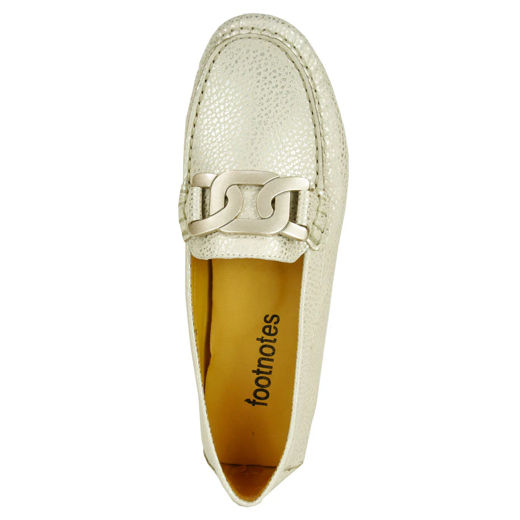 Aiker Metallic Closed Flat Moc - Image 3