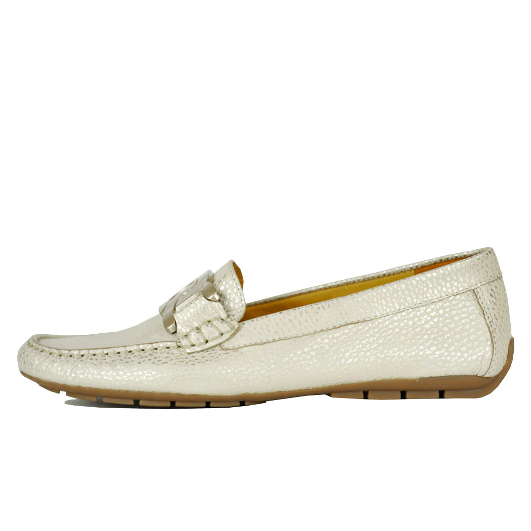 Aiker Metallic Closed Flat Moc - Image 4