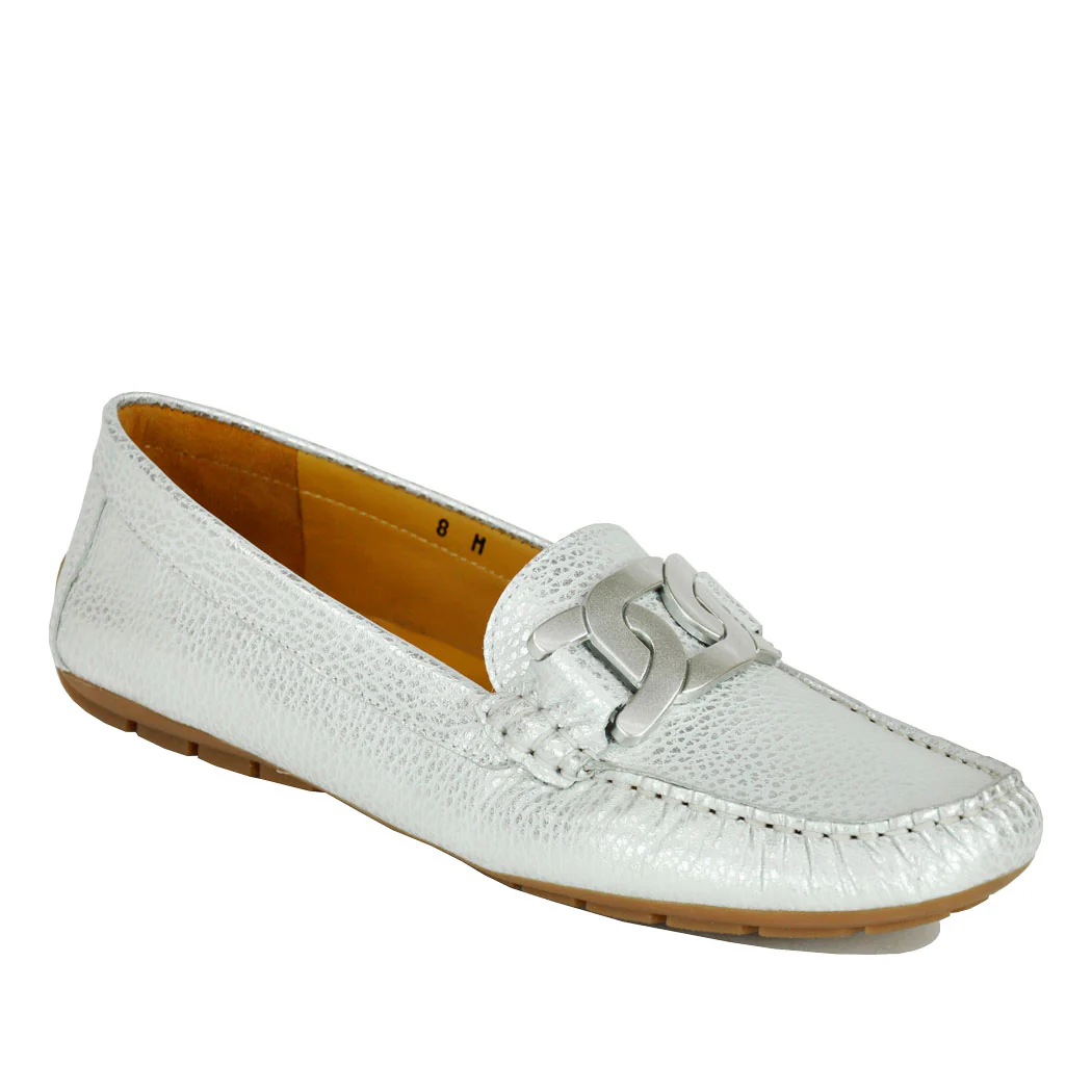 Aiker Metallic Closed Flat Moc