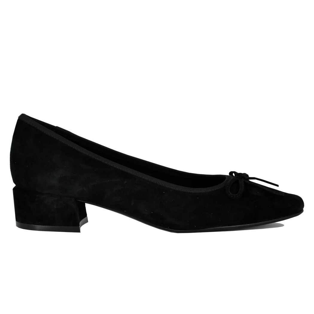 Aleka Suede Heel Pump - Image 2