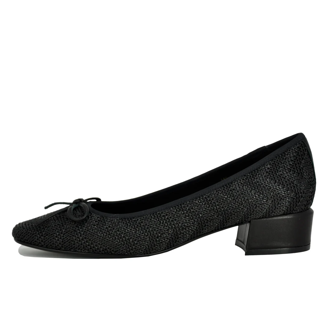 Aleka Raffia Heel Pump - Image 4