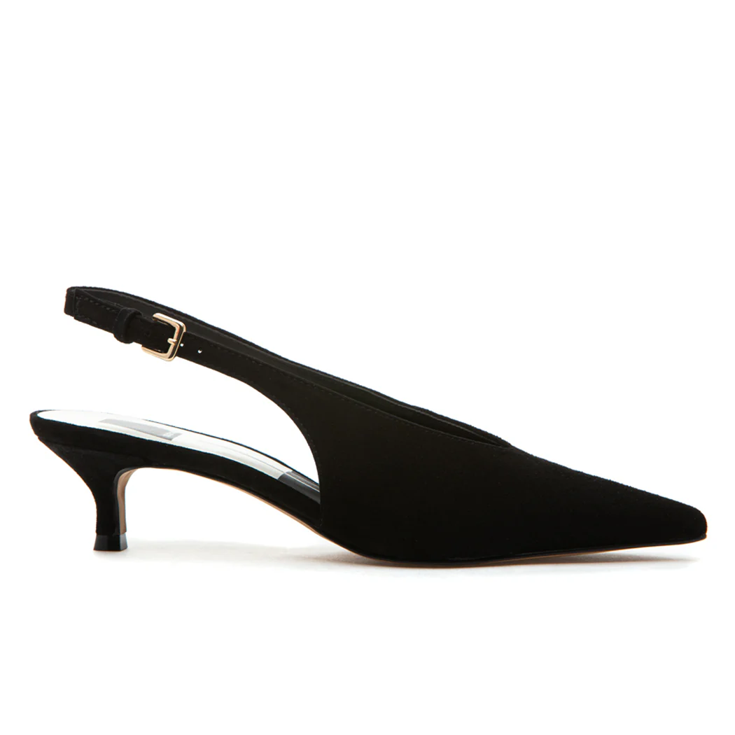 Alenna Suede Heel Slingback - Image 2