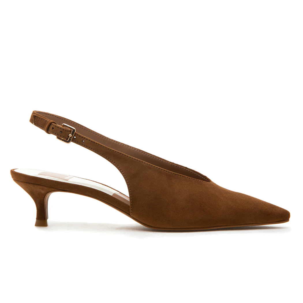 Alenna Suede Heel Slingback - Image 2