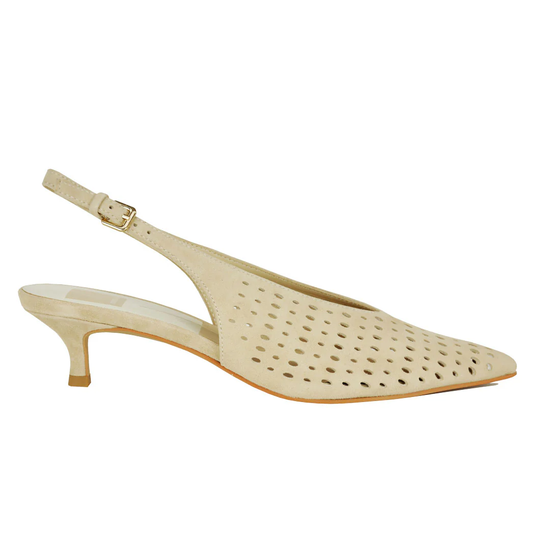 Alenna Perforated Closed Heel Slingback - Image 2