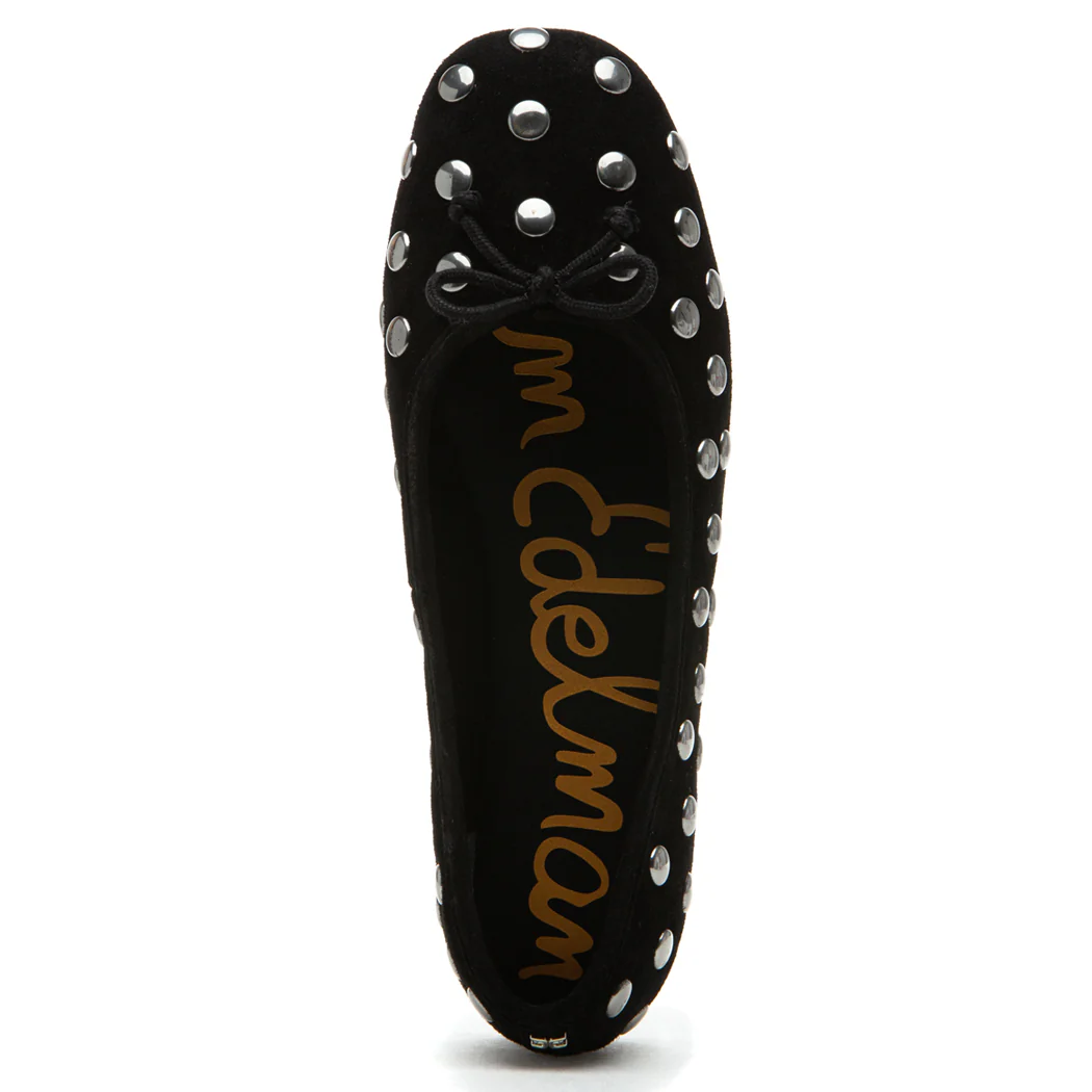 Alie-Stud Suede Studded Ballet - Image 3