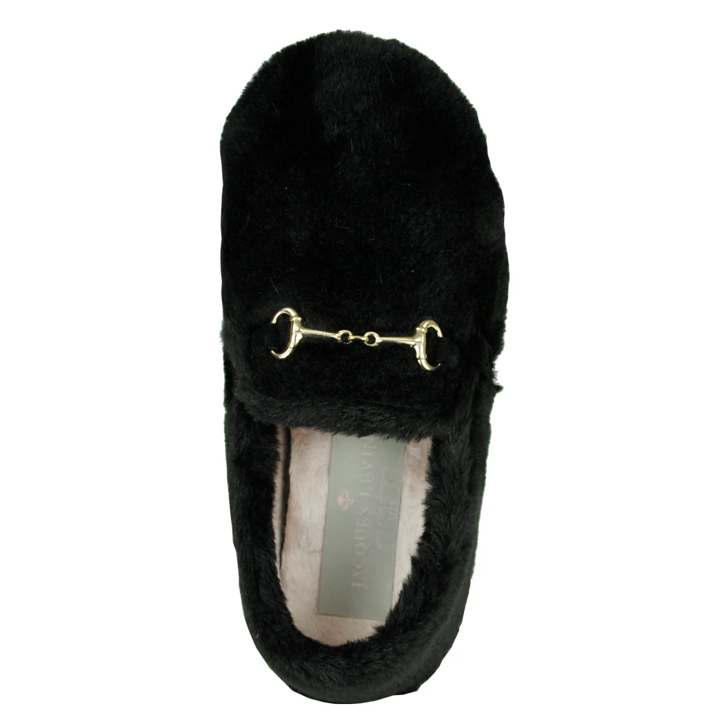 Alyson Fur Bit Closed Slipper - Image 3