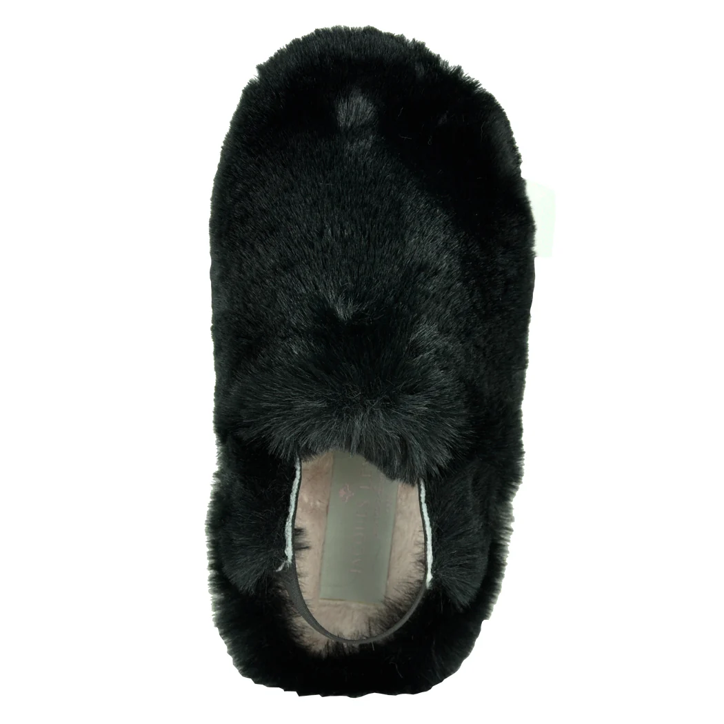 Alyssa Fur Elastic Sling Slipper - Image 3