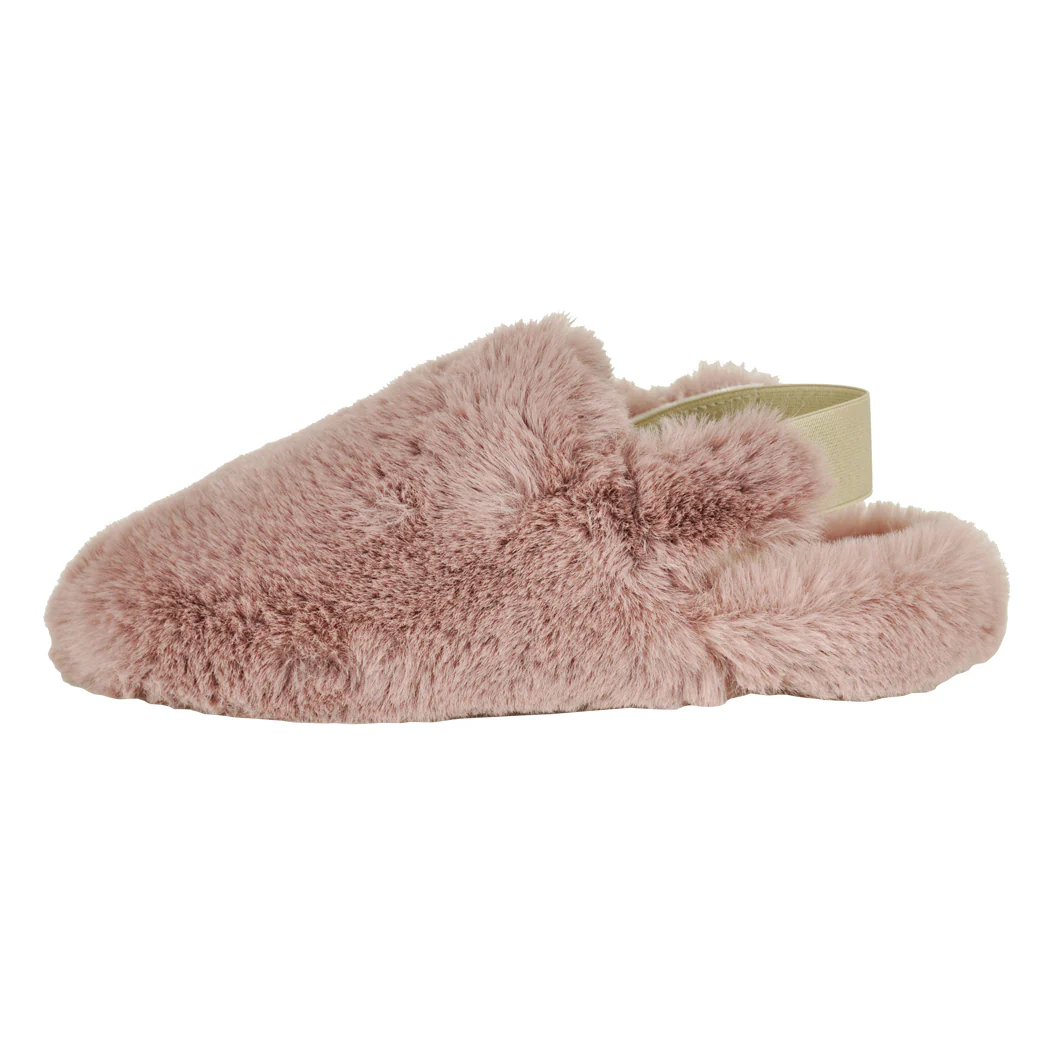 Alyssa Fur Elastic Sling Slipper - Image 4