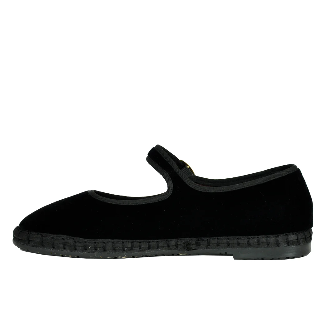 Antonio Velvet Flat Mary Jane - Image 4