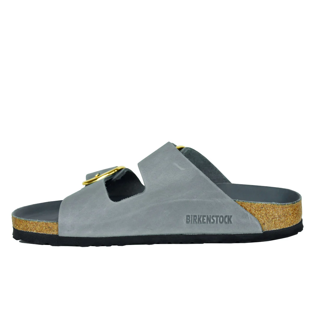 Arizona-1032071N Basalt Gray Oiled Leather Slide - Image 4