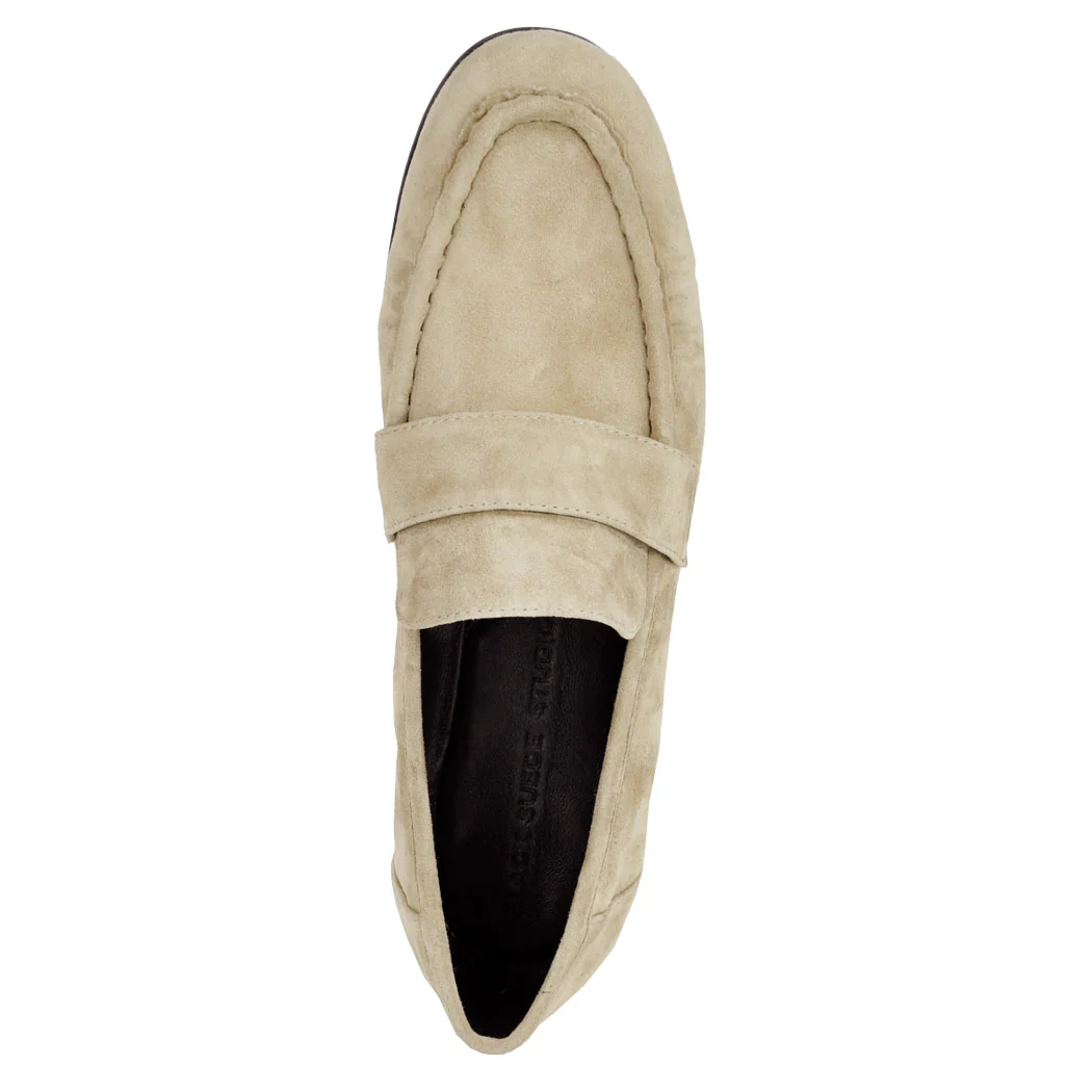 Arrow Suede Flat Loafer - Image 3