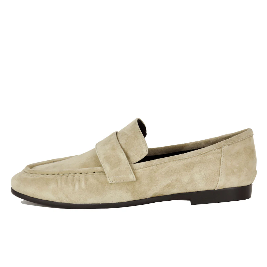 Arrow Suede Flat Loafer - Image 4