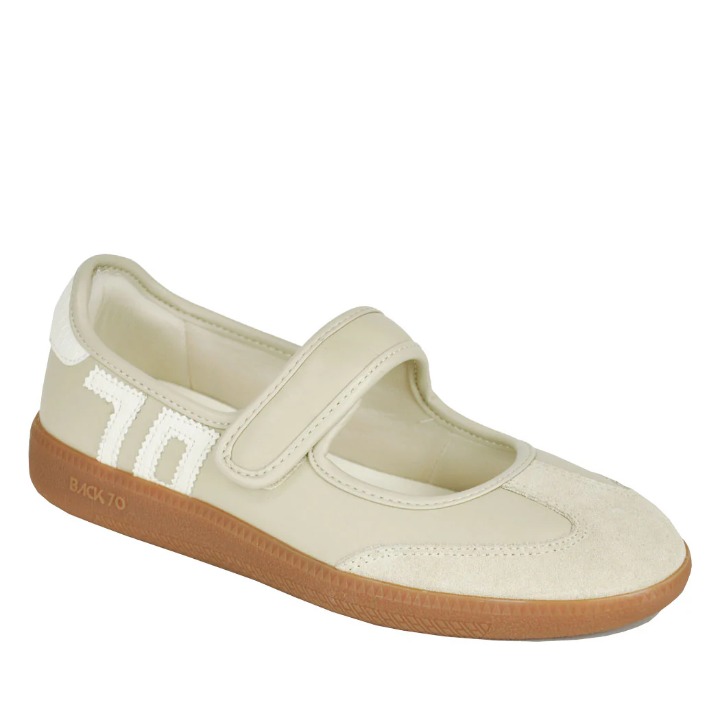 Aya-264 Beige Milk Maryjane Flat