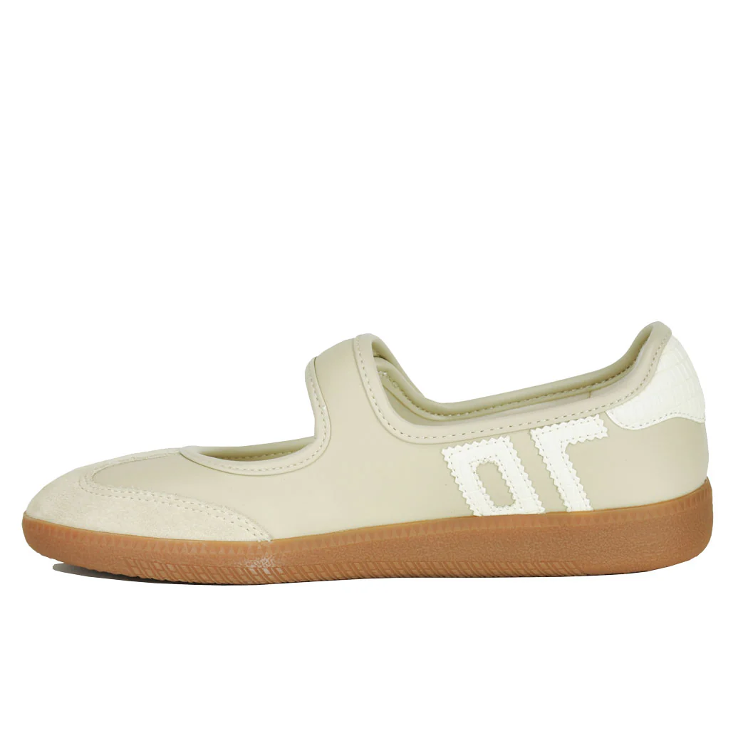 Aya-264 Beige Milk Maryjane Flat - Image 4