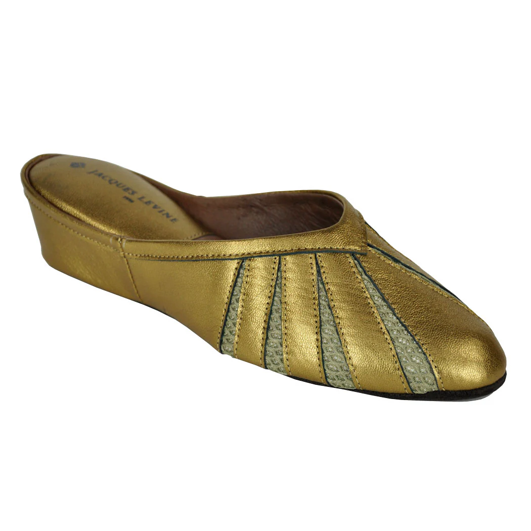 Babs Leather & Mesh Slipper