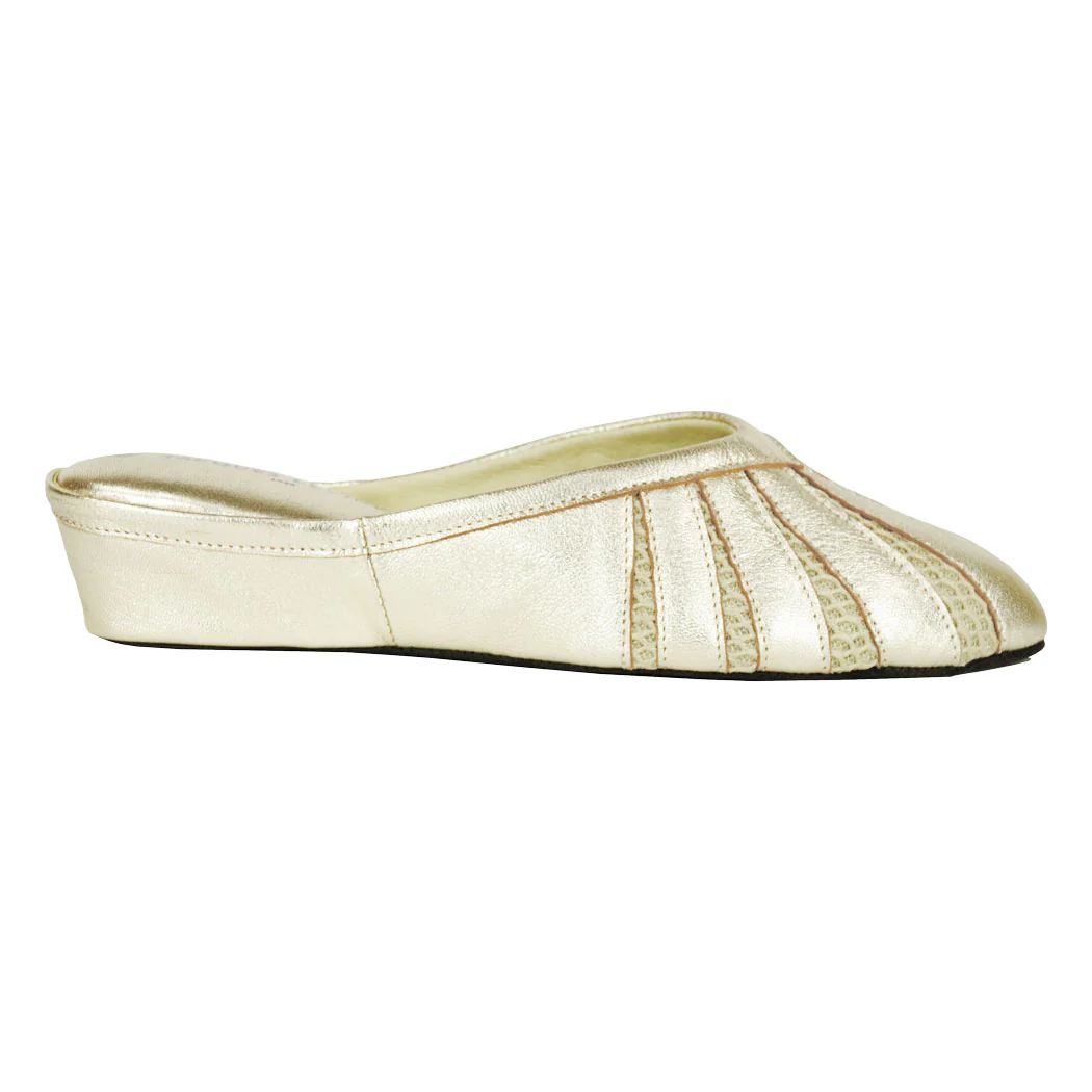 Babs Leather & Mesh Slipper - Image 2