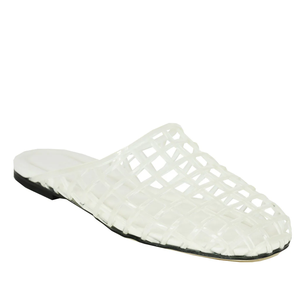Barcelona Flat Closed Jelly Mule