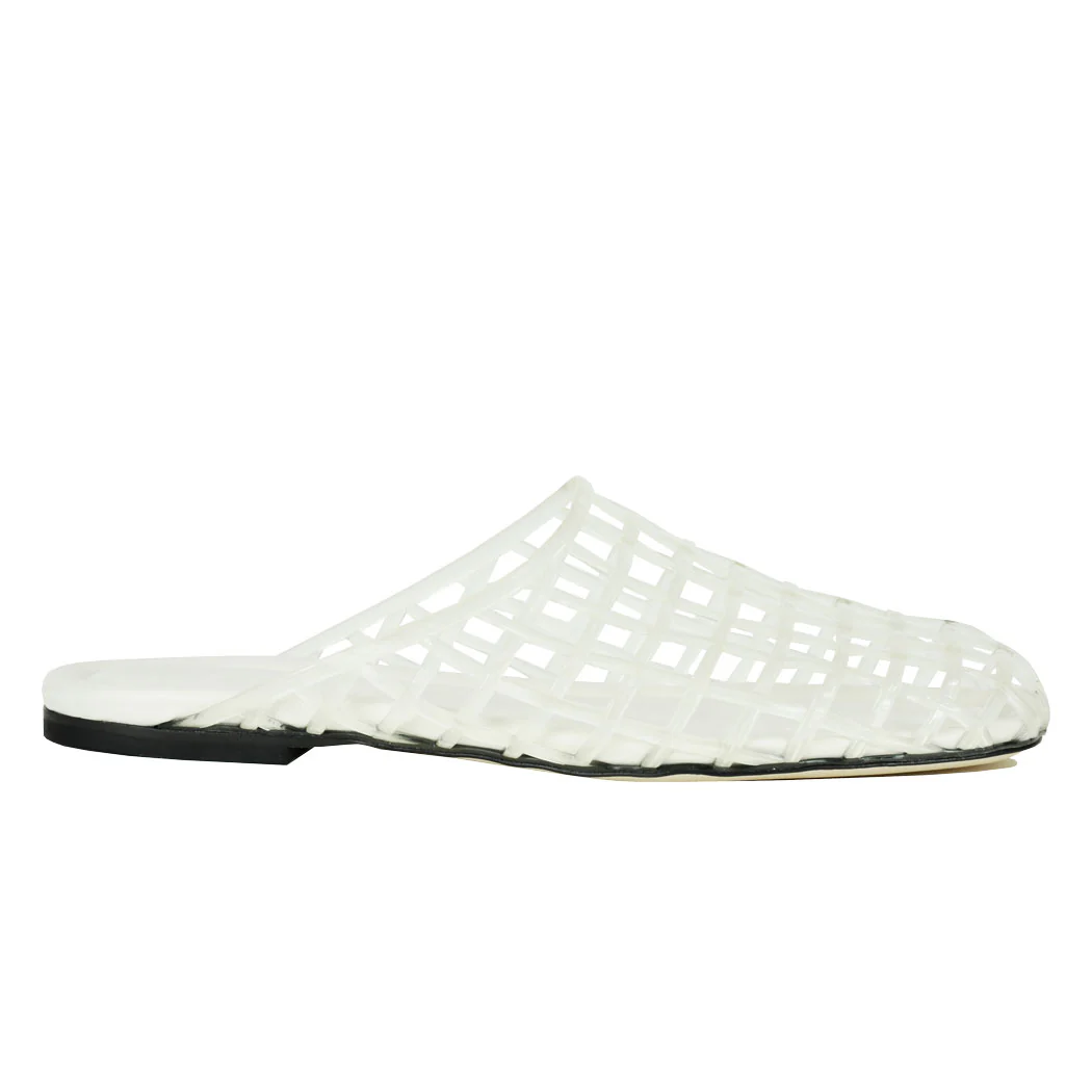 Barcelona Flat Closed Jelly Mule - Image 2