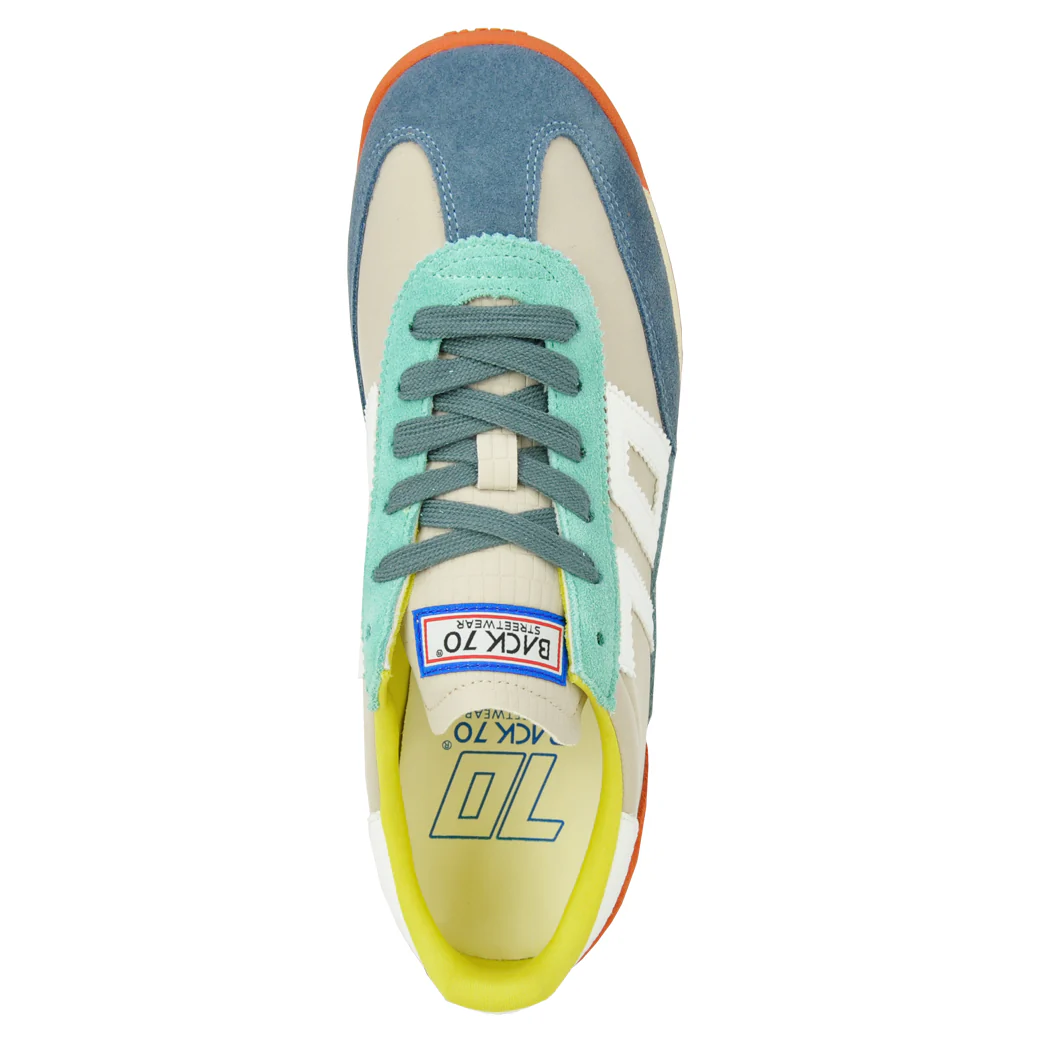 Barkley-Jogger Multi Jeans Orange Sneaker - Image 3