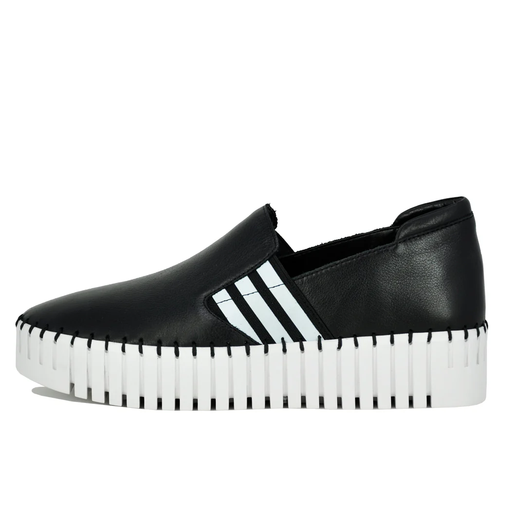 Becca Leather Platform Slip On - Image 4