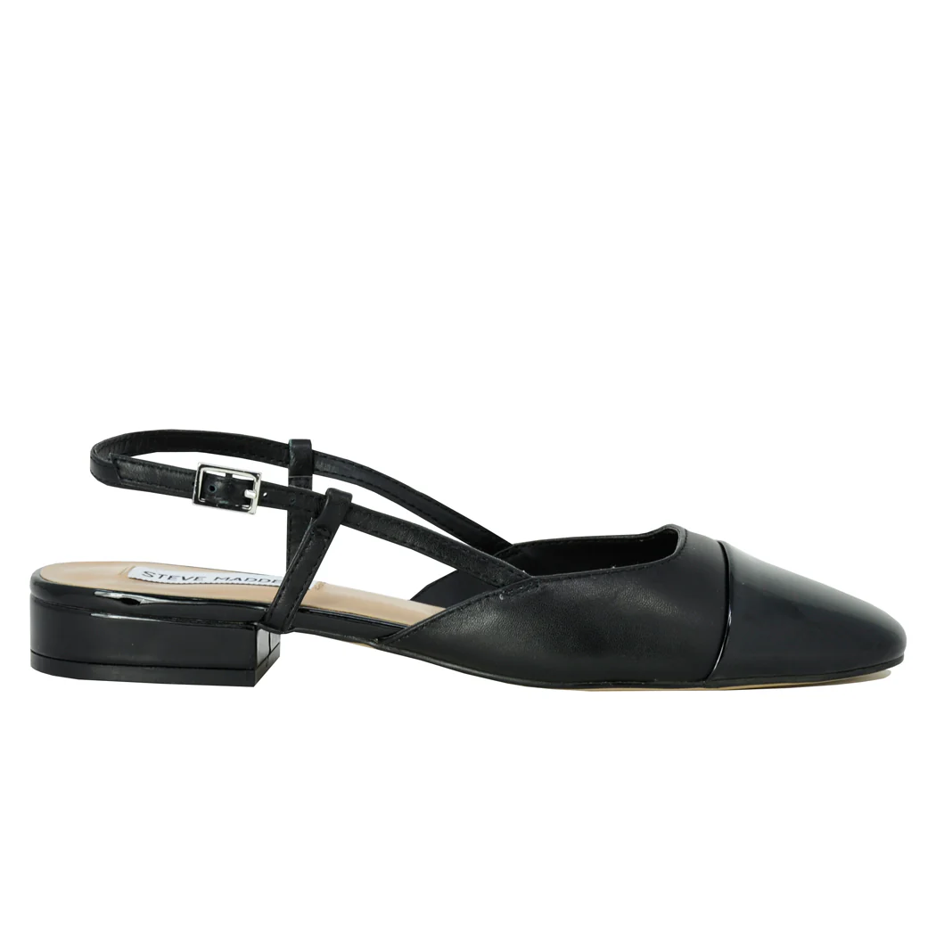 Belinda Leather Flat Slingback - Image 2