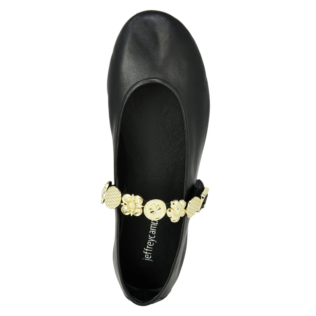 Bequest Leather Ornamental Strap Ballet - Image 3