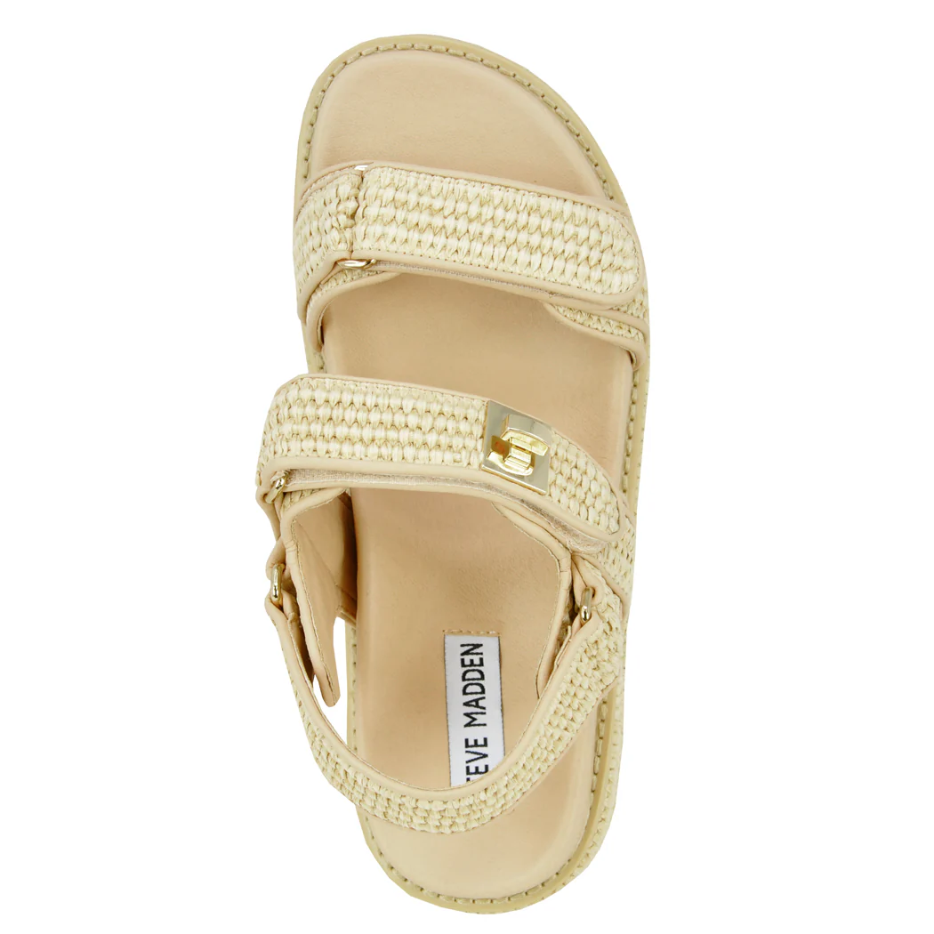 Big Mona Raffia Footbed Sandal - Image 3