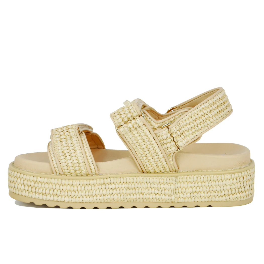 Big Mona Raffia Footbed Sandal - Image 4