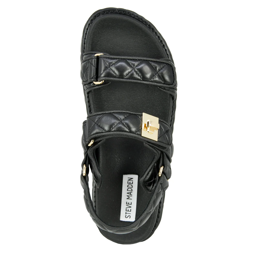 Big Mona Quilted Leather Footbed Sandal - Image 3