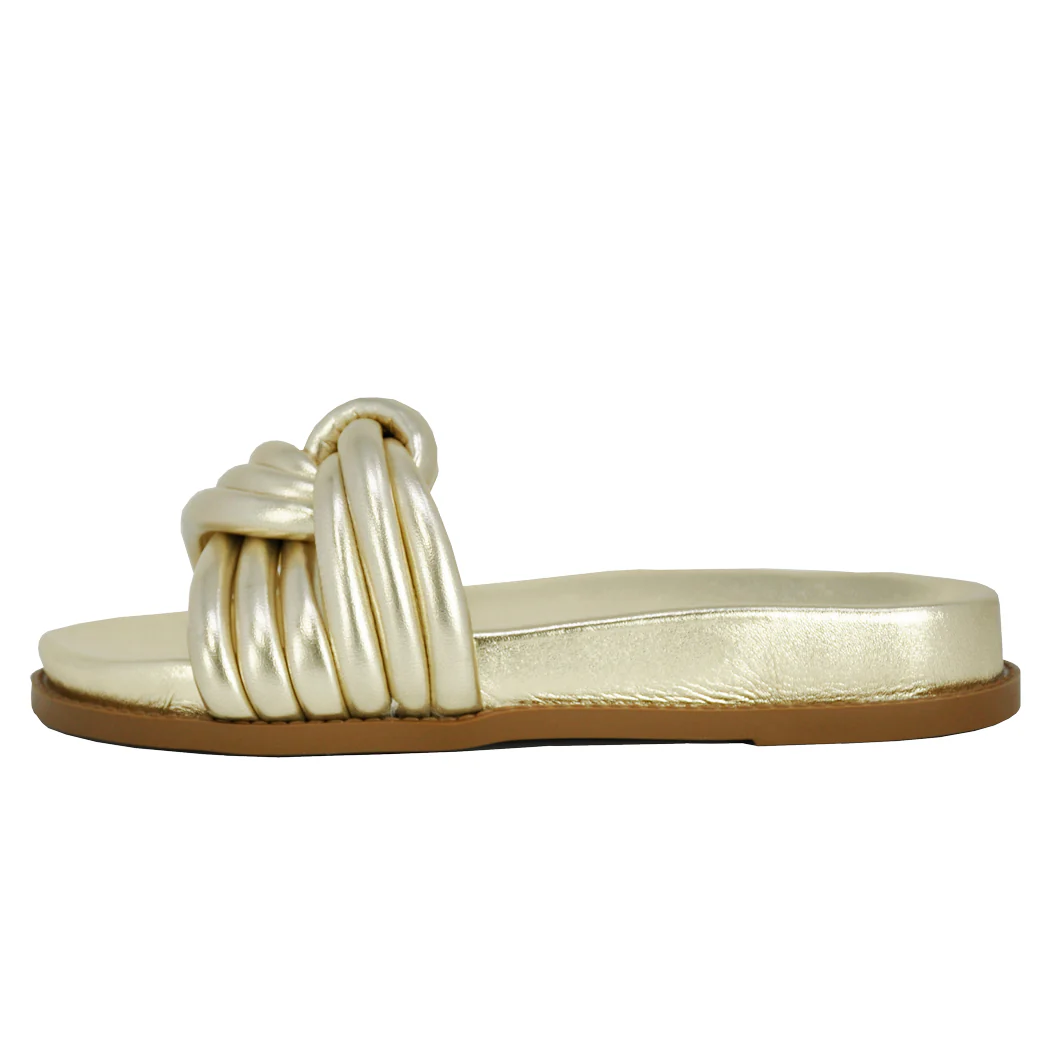 Bosa Sporty Metallic Footbed Slide - Image 4