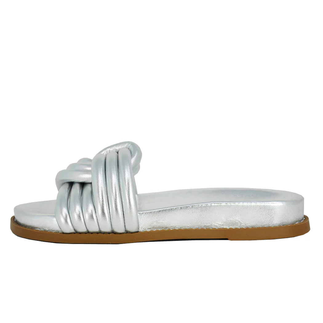 Bosa Sporty Metallic Footbed Slide - Image 4