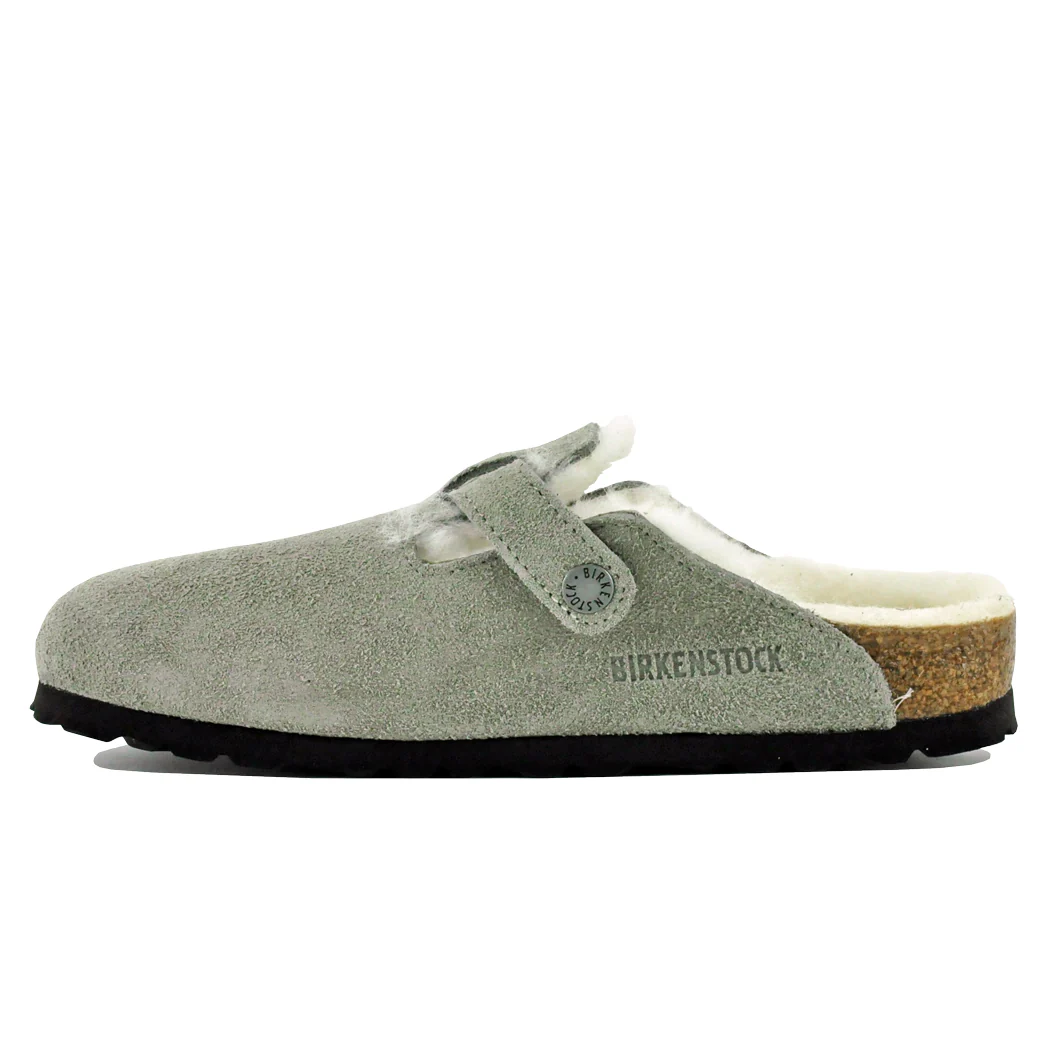 Boston-1017651 Suede Fur Mule - Image 4