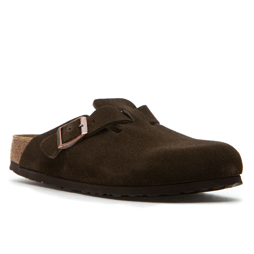 Boston-N660463 Suede Closed Mule