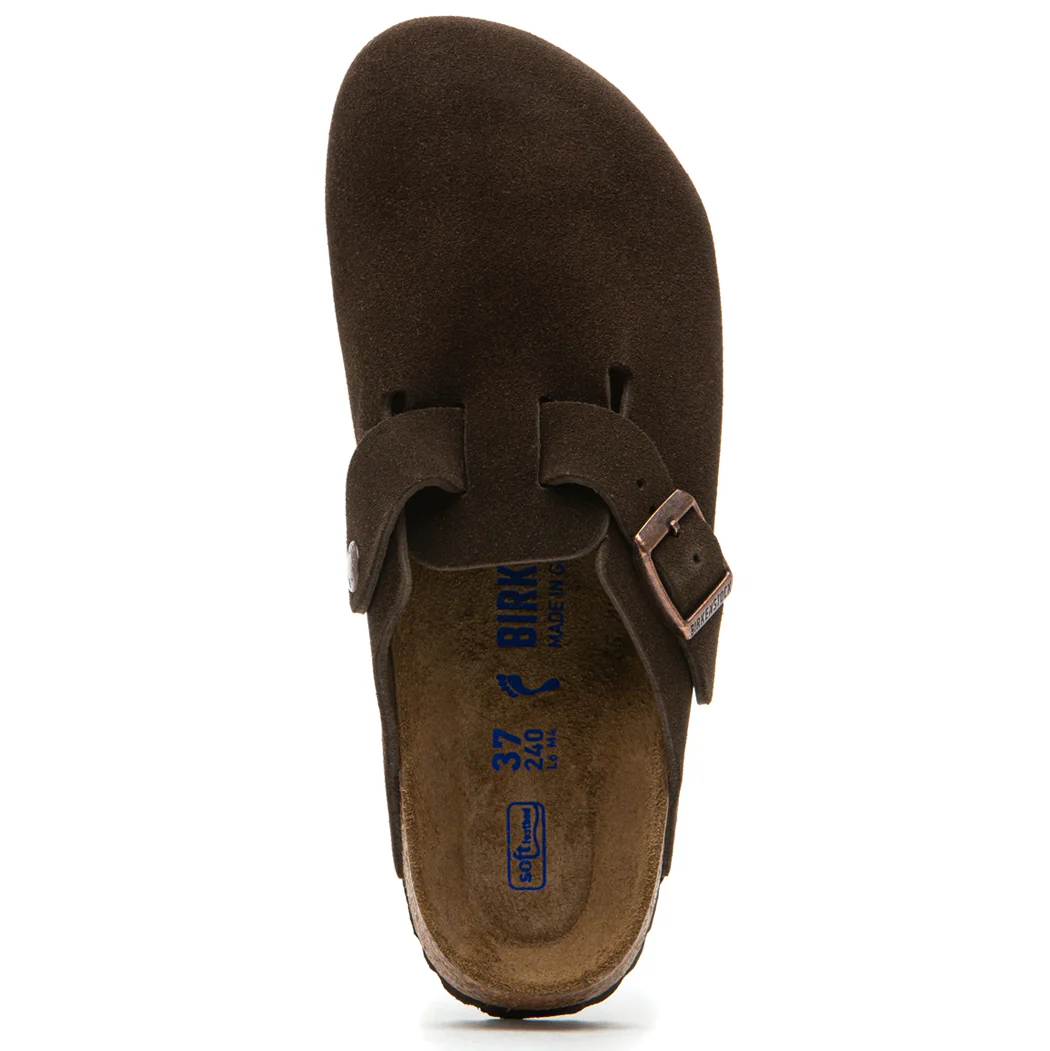 Boston-N660463 Suede Closed Mule - Image 3
