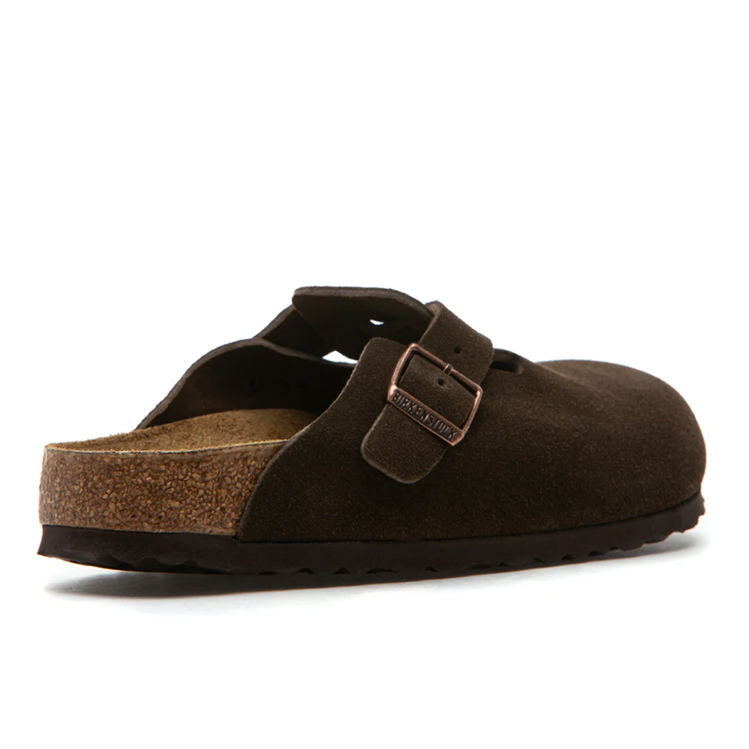 Boston-N660463 Suede Closed Mule - Image 4