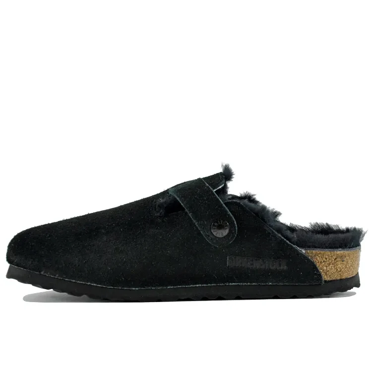 BostonFur-259883 Suede Fur Mule - Image 4