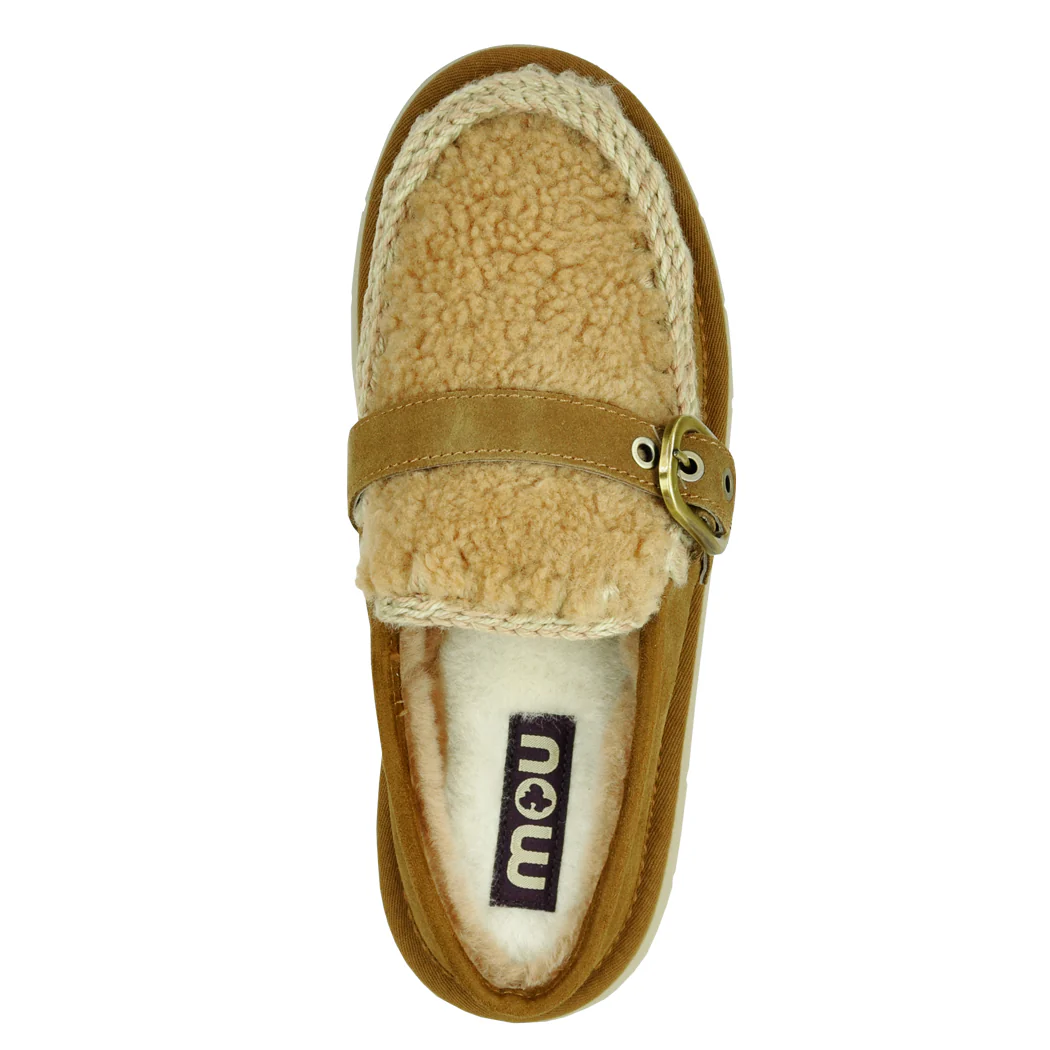 Bounce-Clog Curly Fur Wedge Clog - Image 3