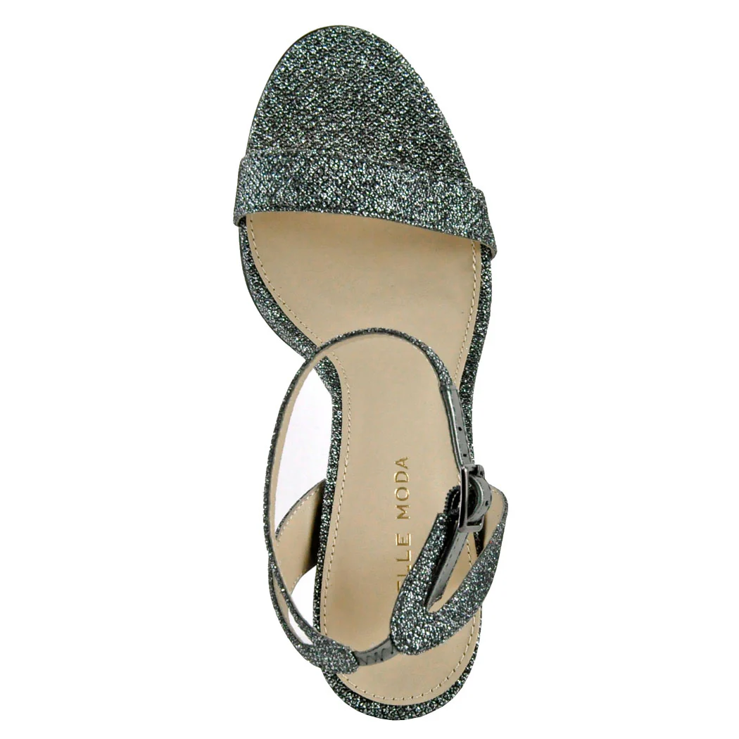 Brynn Glitter Heel Sandal - Image 3